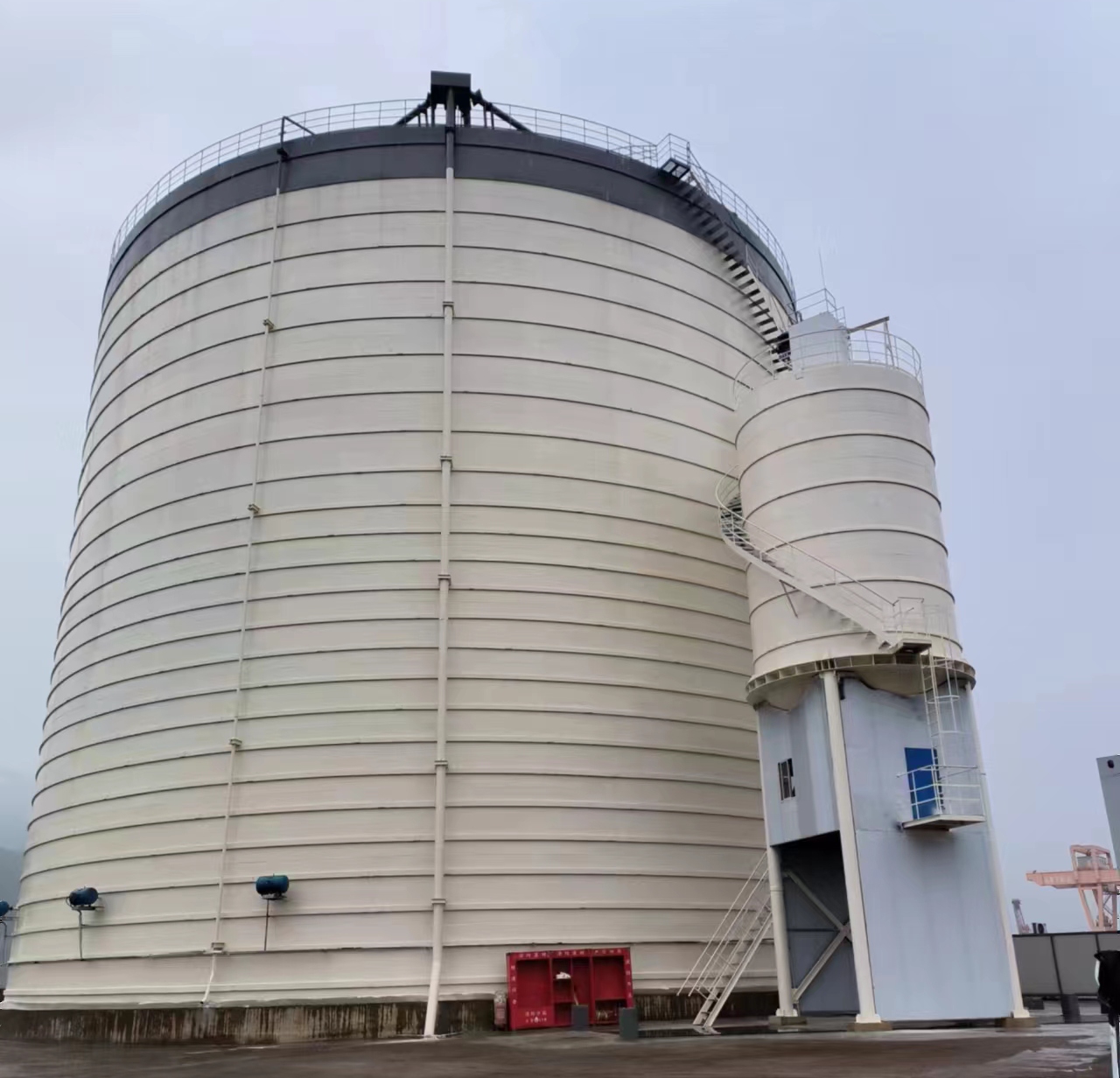 长丰镇10万吨水泥钢板库