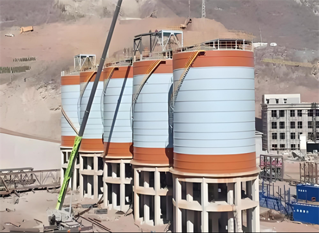 长丰镇高架钢板仓